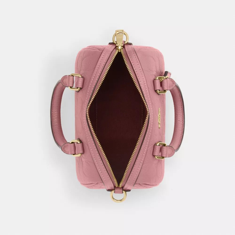 Borsa a tracolla Mini Rowan in pelle firmata