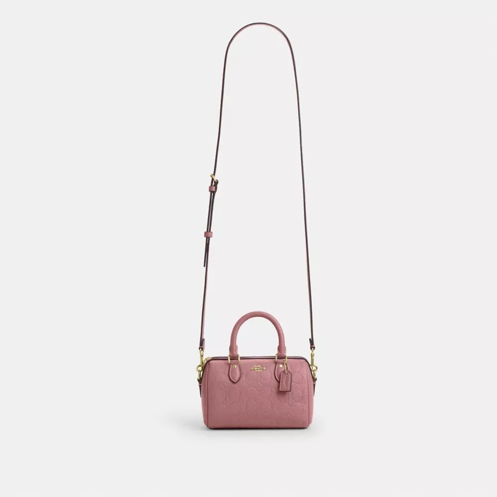 Borsa a tracolla Mini Rowan in pelle firmata