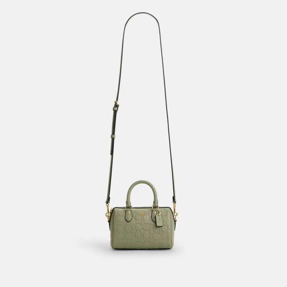 Borsa a tracolla Mini Rowan in pelle firmata