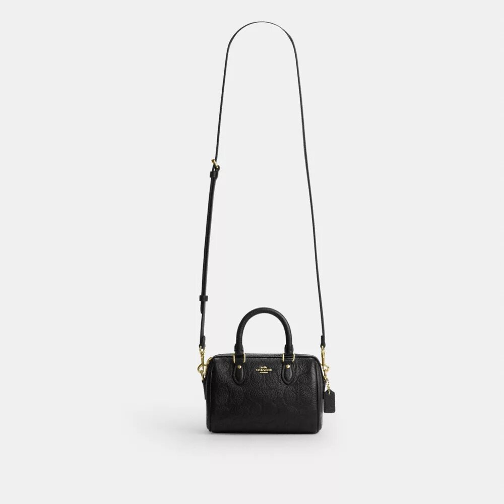Borsa a tracolla Mini Rowan in pelle firmata