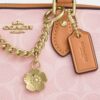 Borsa a tracolla Mini Rowan in Signature Canvas con ciondoli