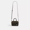 Borsa a tracolla Mini Rowan in Signature Canvas con ciondoli