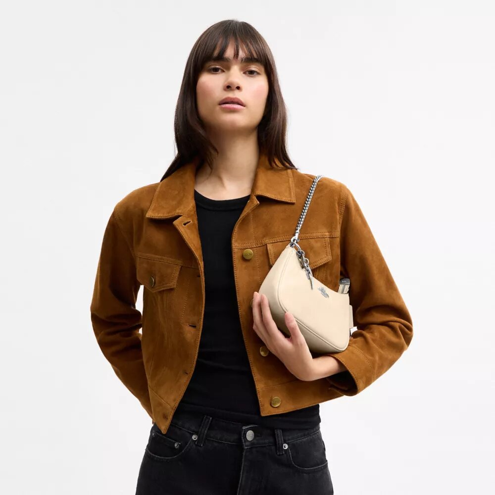 Borsa a tracolla mini Teri con ciondoli