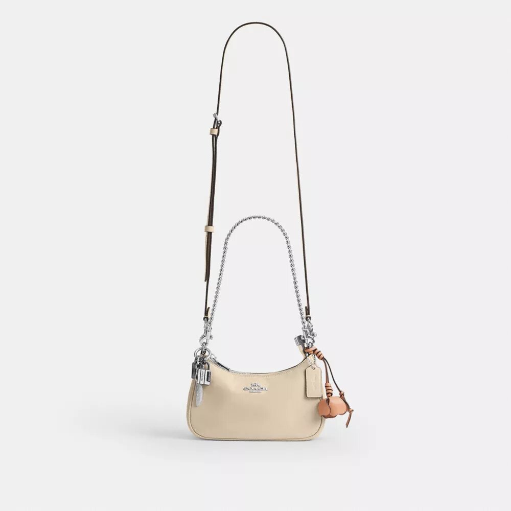 Borsa a tracolla mini Teri con ciondoli
