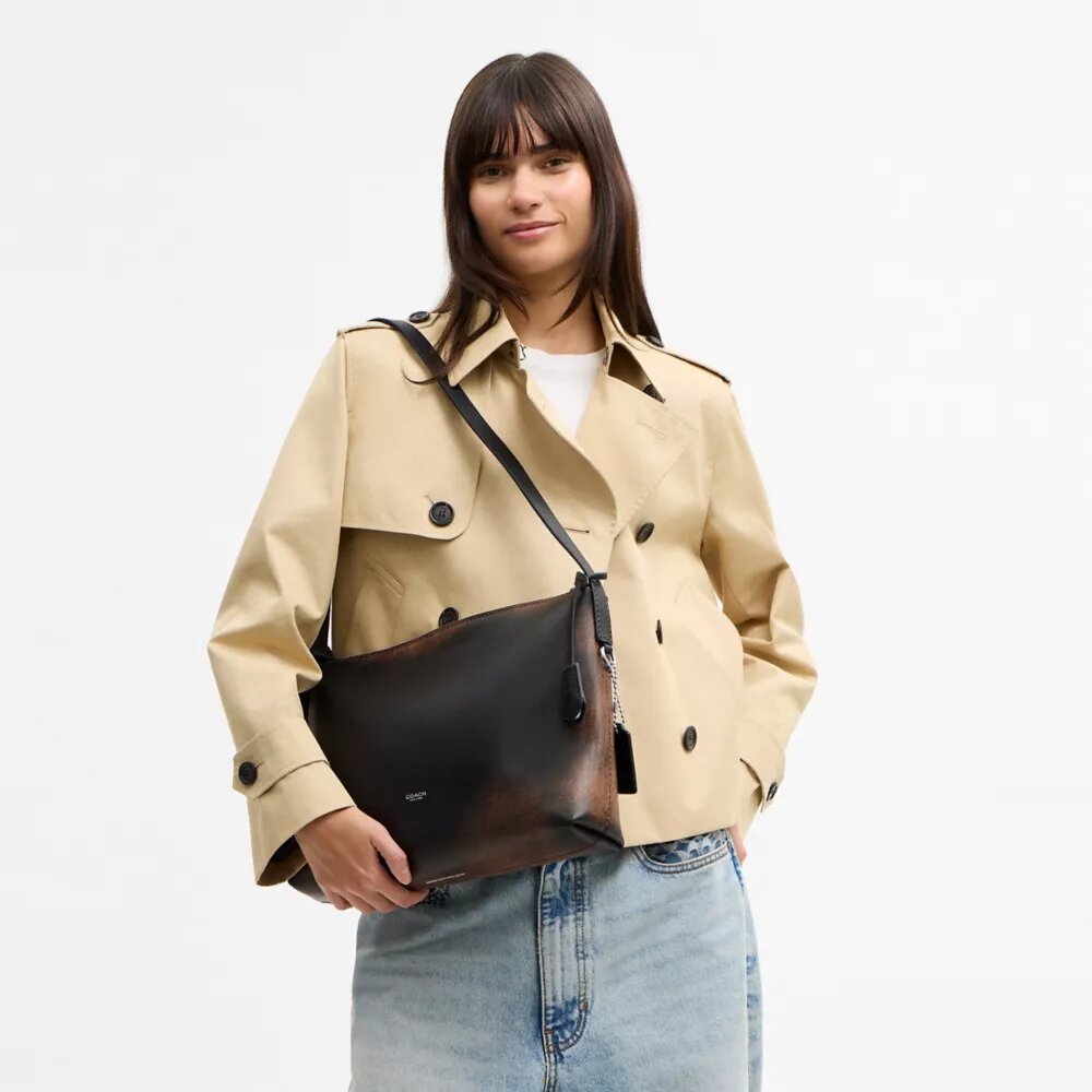 Borsa a tracolla Mott 33 in pelle invecchiata