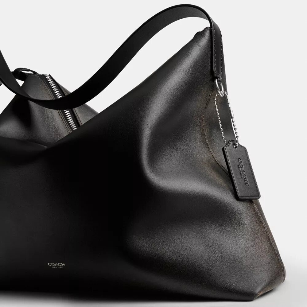 Borsa a tracolla Mott 38 in pelle invecchiata