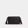 Borsa a tracolla piccola con patta Jack in Signature Canvas