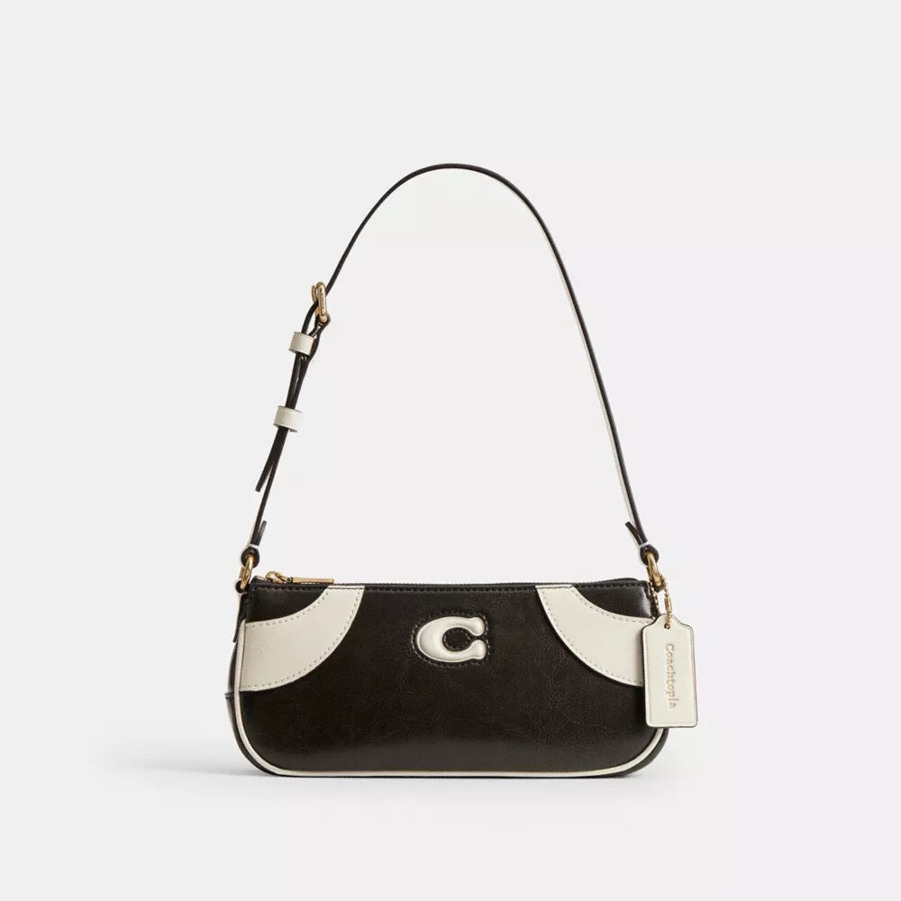 Borsa a tracolla piccola tipo bowling