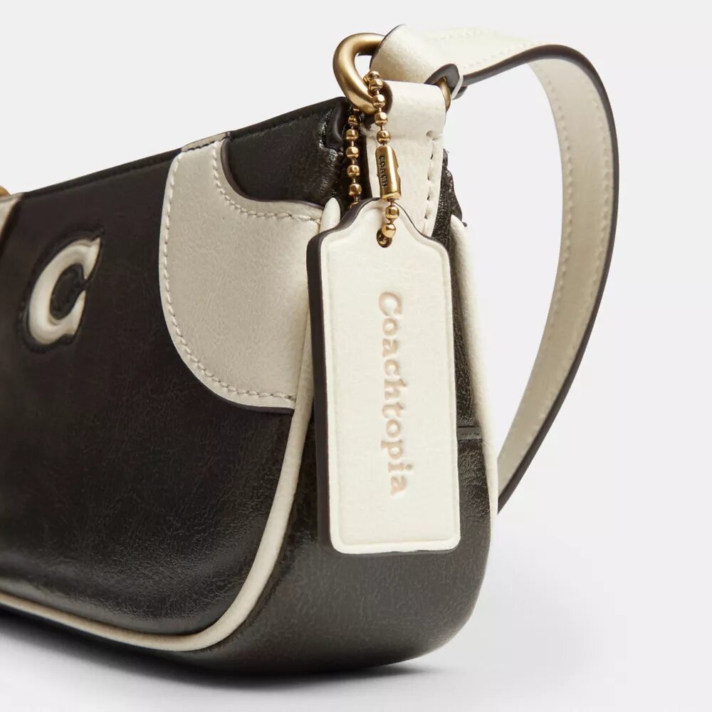 Borsa a tracolla piccola tipo bowling