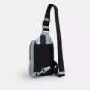 Borsa a tracolla Racer in denim Signature Loved