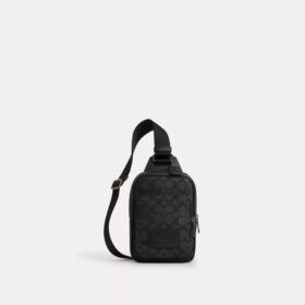 Borsa a tracolla Racer in Signature Canvas