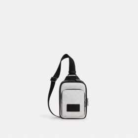 Borsa a tracolla Racer in Signature Canvas