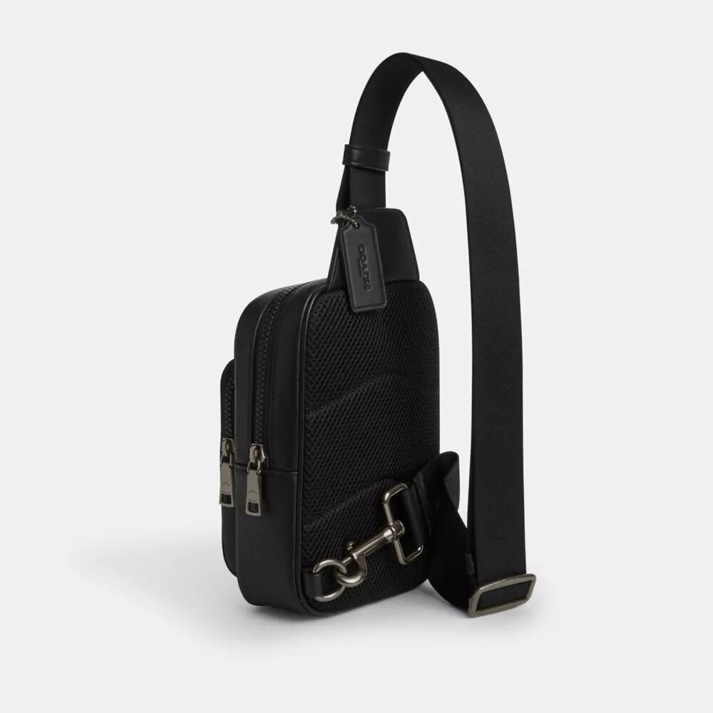 Borsa a tracolla Racer in Signature Canvas