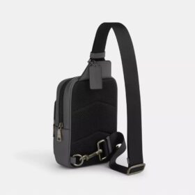 Borsa a tracolla Racer in Signature Canvas