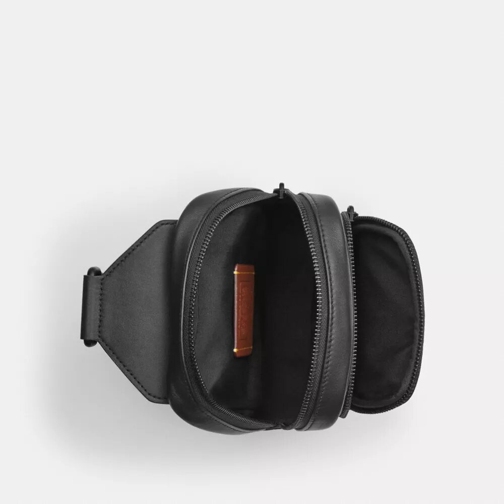 Borsa a tracolla Racer in Signature Canvas