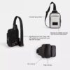 Borsa a tracolla Racer in Signature Canvas
