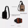 Borsa a tracolla Racer in Signature Canvas