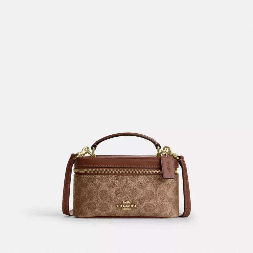 Borsa a tracolla Rainer 18 in Signature Canvas