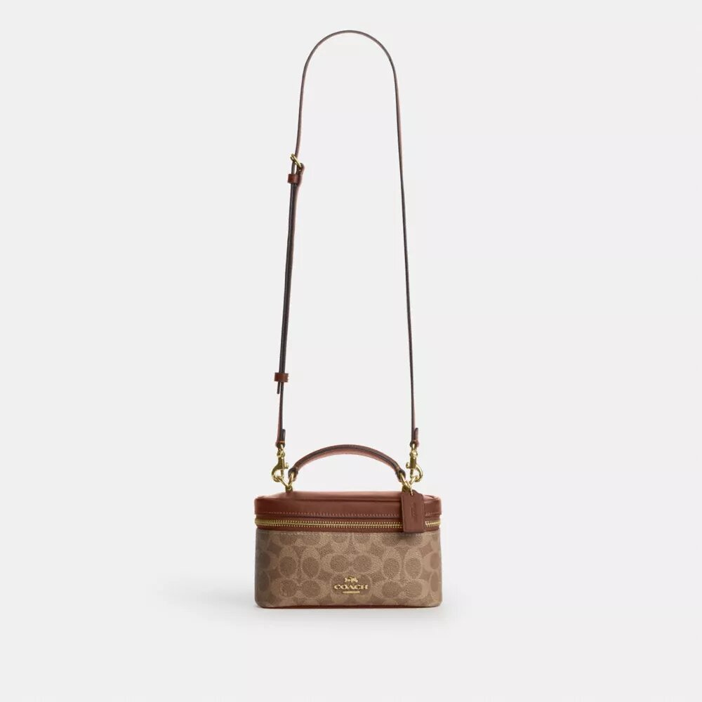 Borsa a tracolla Rainer 18 in Signature Canvas
