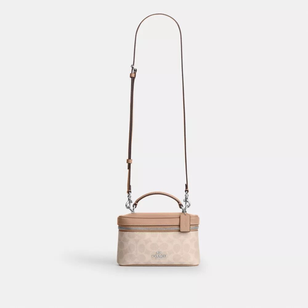 Borsa a tracolla Rainer 18 in Signature Canvas
