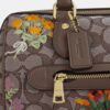 Borsa a tracolla Rowan in jacquard esclusivo con ricami floreali
