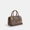Borsa a tracolla Rowan in jacquard esclusivo con ricami floreali