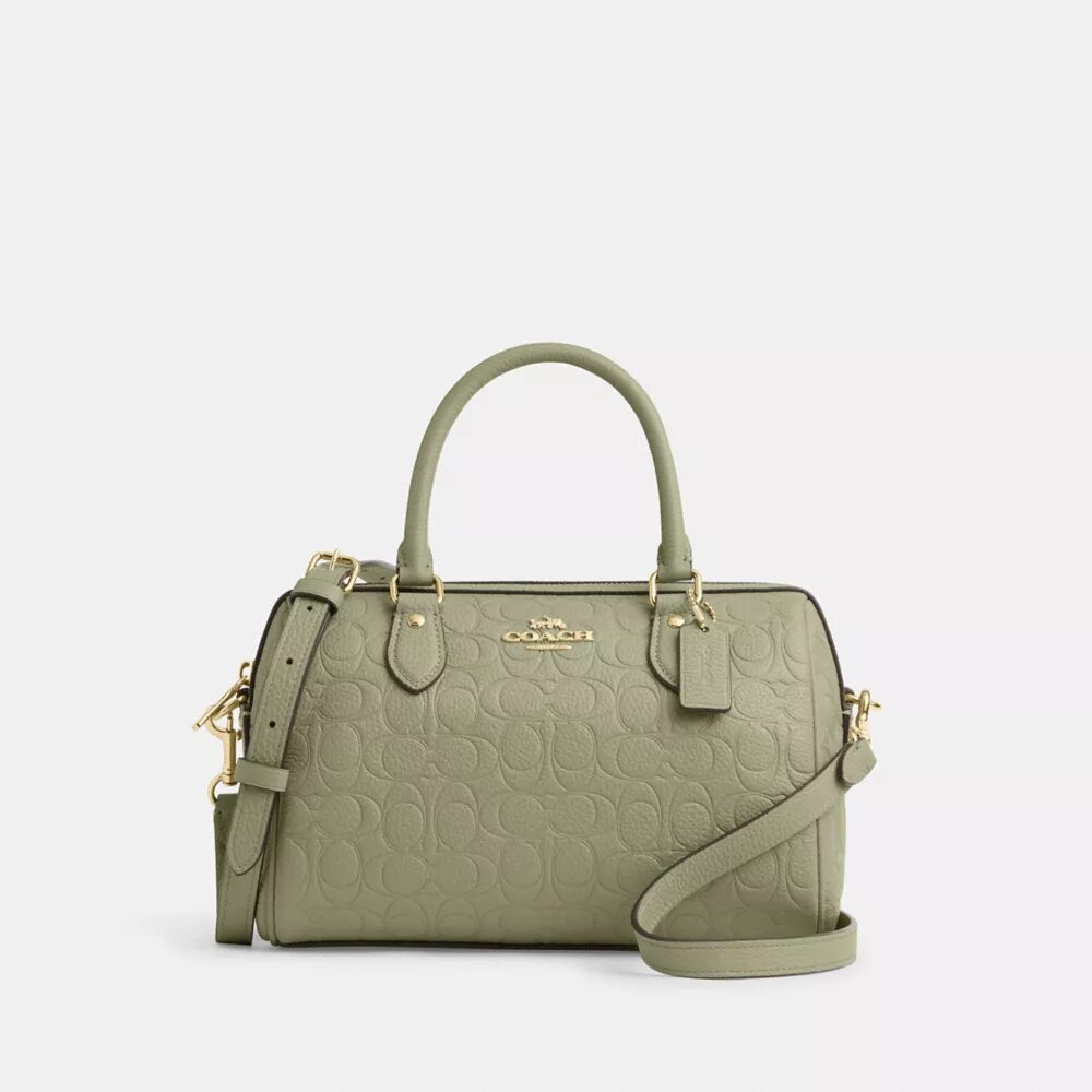 Borsa a tracolla Rowan in pelle firmata