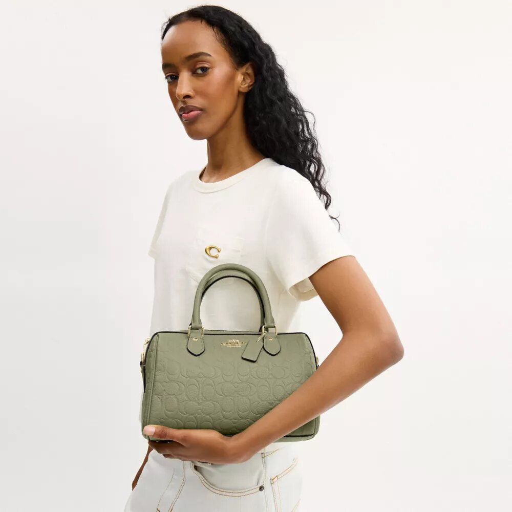 Borsa a tracolla Rowan in pelle firmata