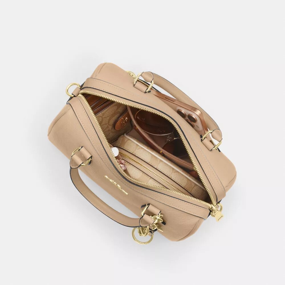 Borsa a tracolla Rowan in pelle firmata