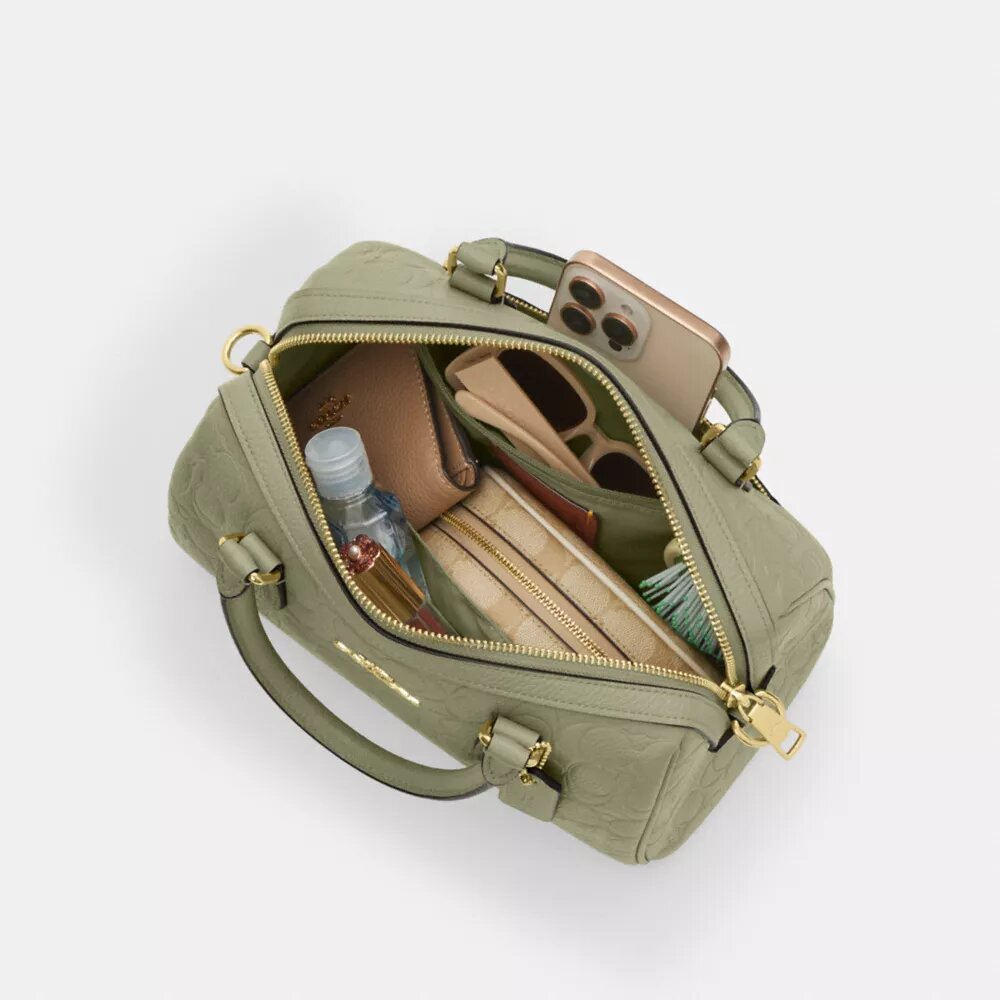 Borsa a tracolla Rowan in pelle firmata