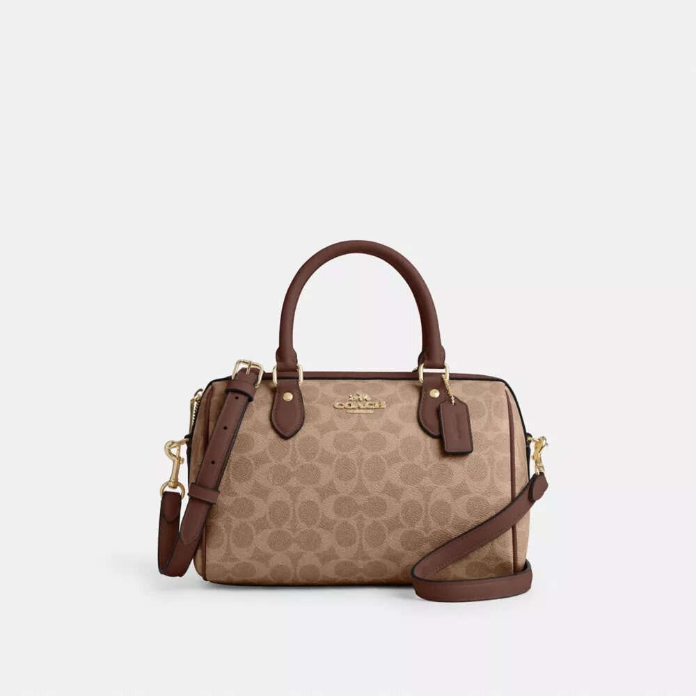 Borsa a tracolla Rowan in Signature Canvas