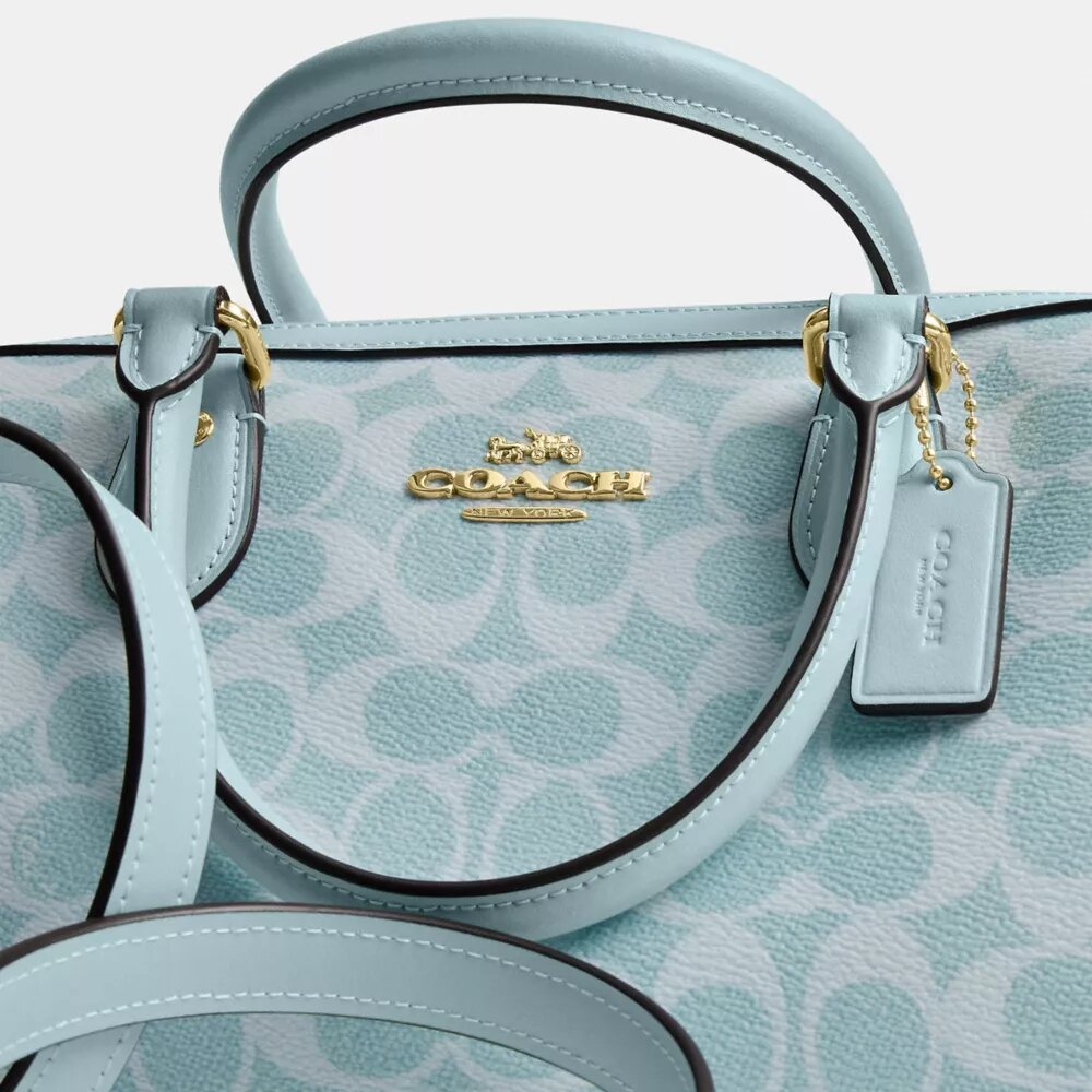 Borsa a tracolla Rowan in Signature Canvas
