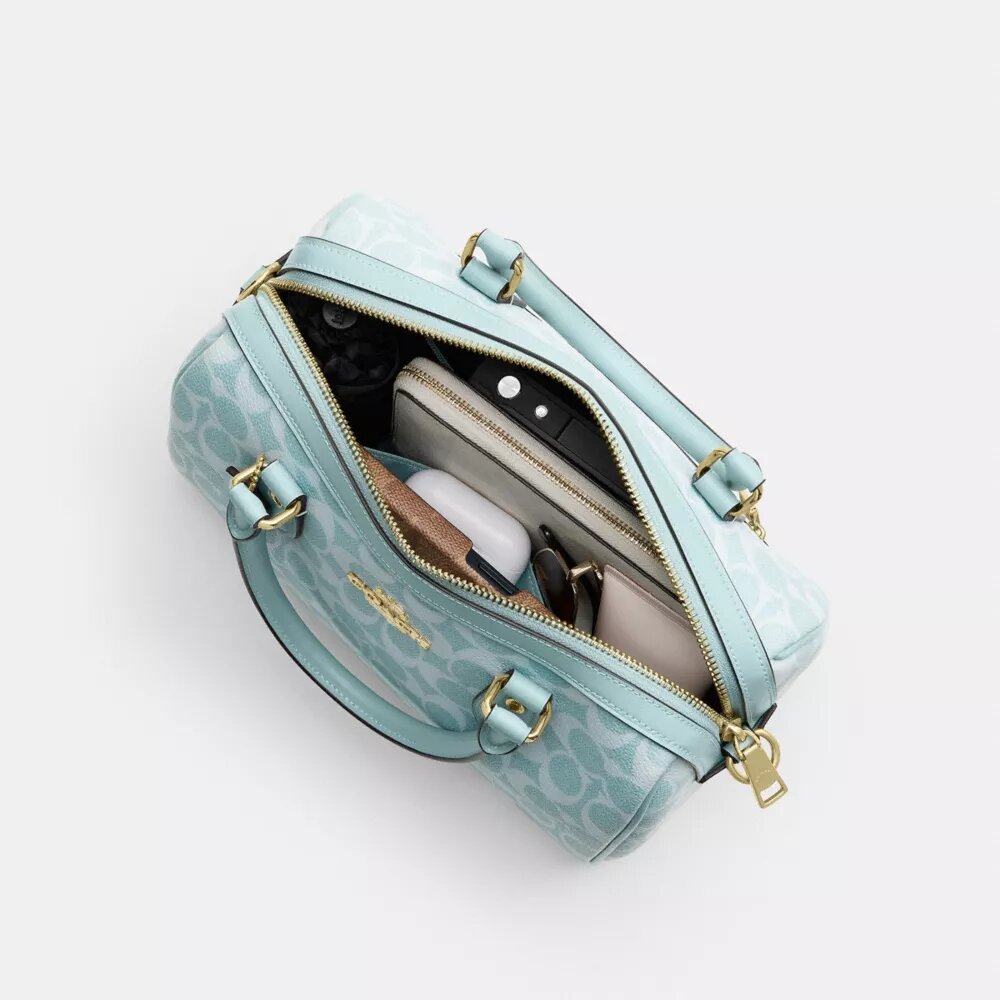 Borsa a tracolla Rowan in Signature Canvas