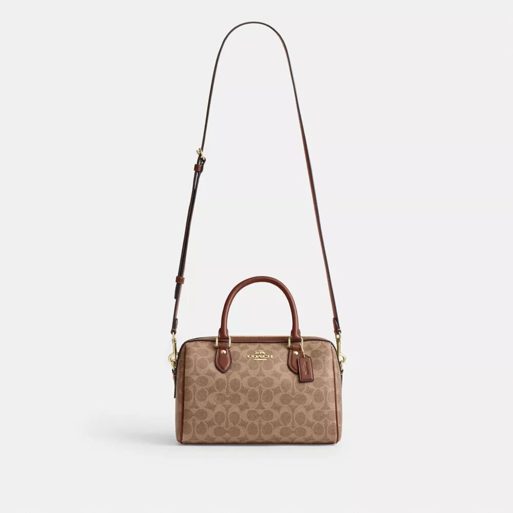 Borsa a tracolla Rowan in Signature Canvas