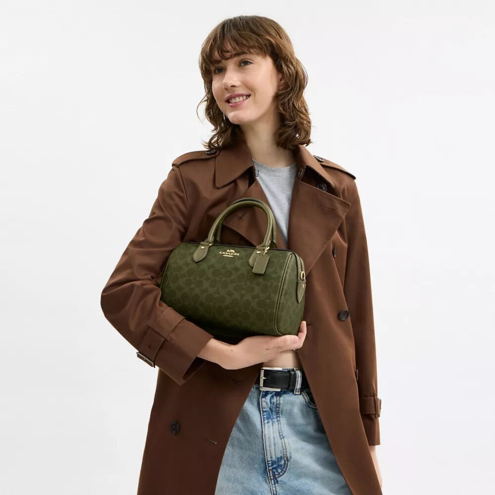Borsa a tracolla Rowan in Signature Canvas