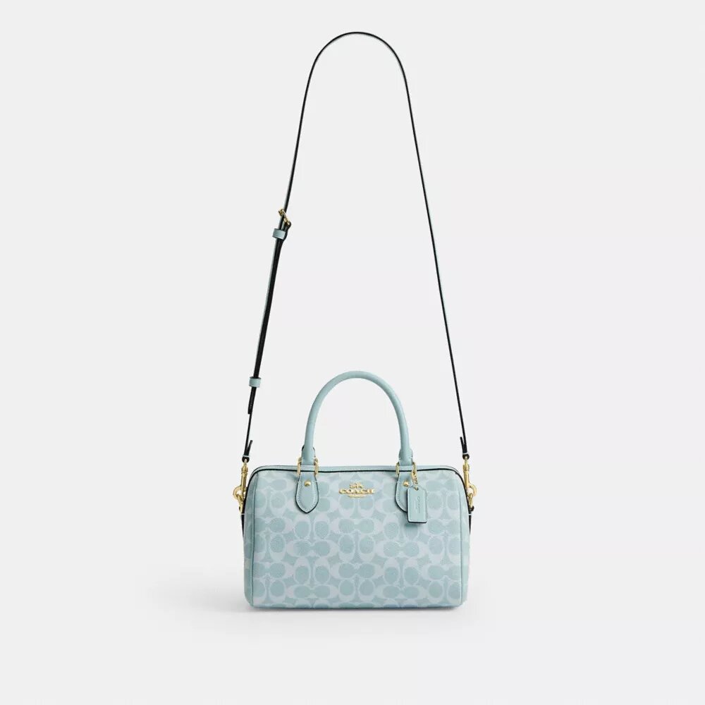 Borsa a tracolla Rowan in Signature Canvas