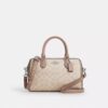 Borsa a tracolla Rowan in Signature Canvas a blocchi