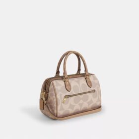 Borsa a tracolla Rowan in Signature Canvas a blocchi