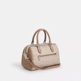 Borsa a tracolla Rowan in Signature Canvas a blocchi
