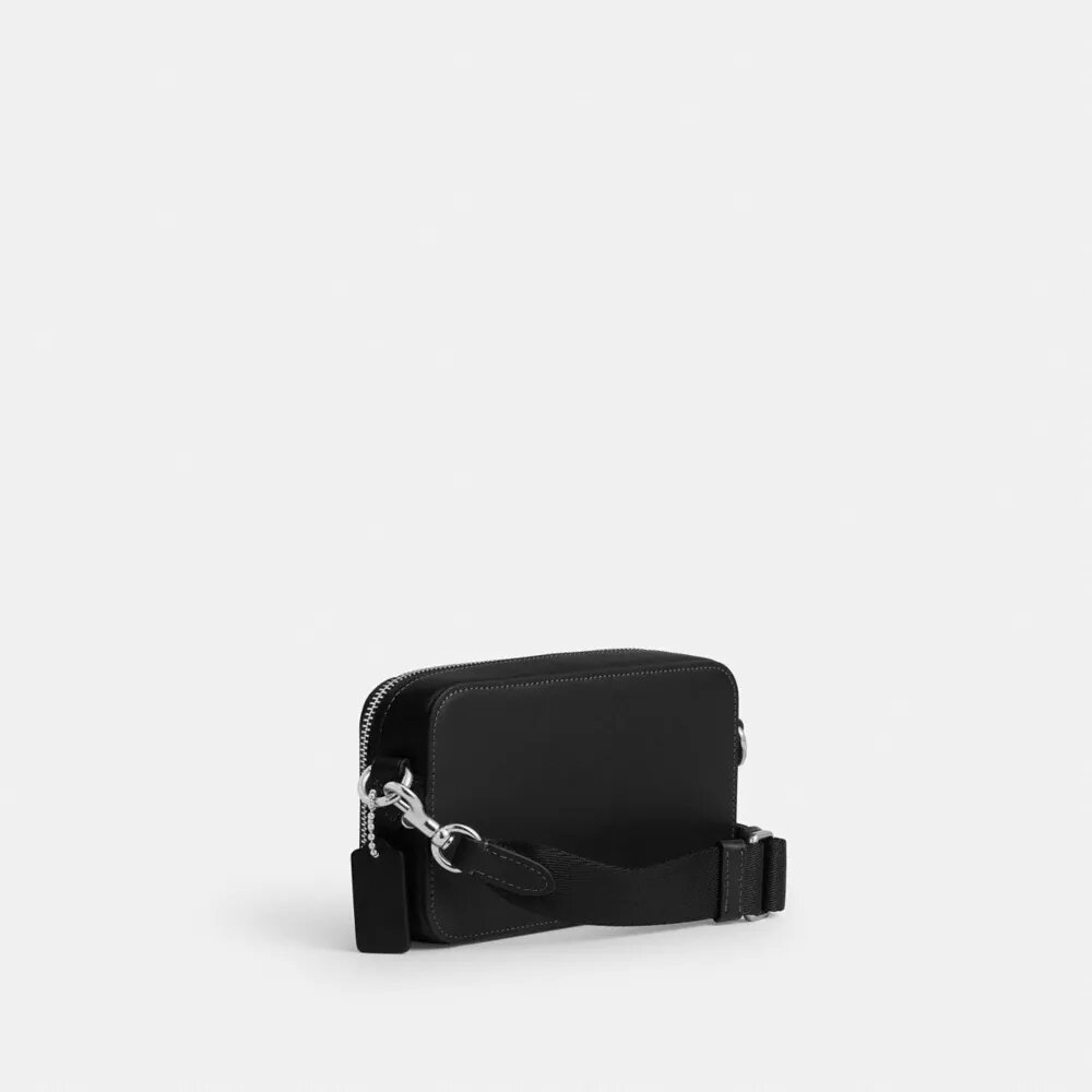 Borsa a tracolla sottile Disney X Coach Charter con stampa adesiva