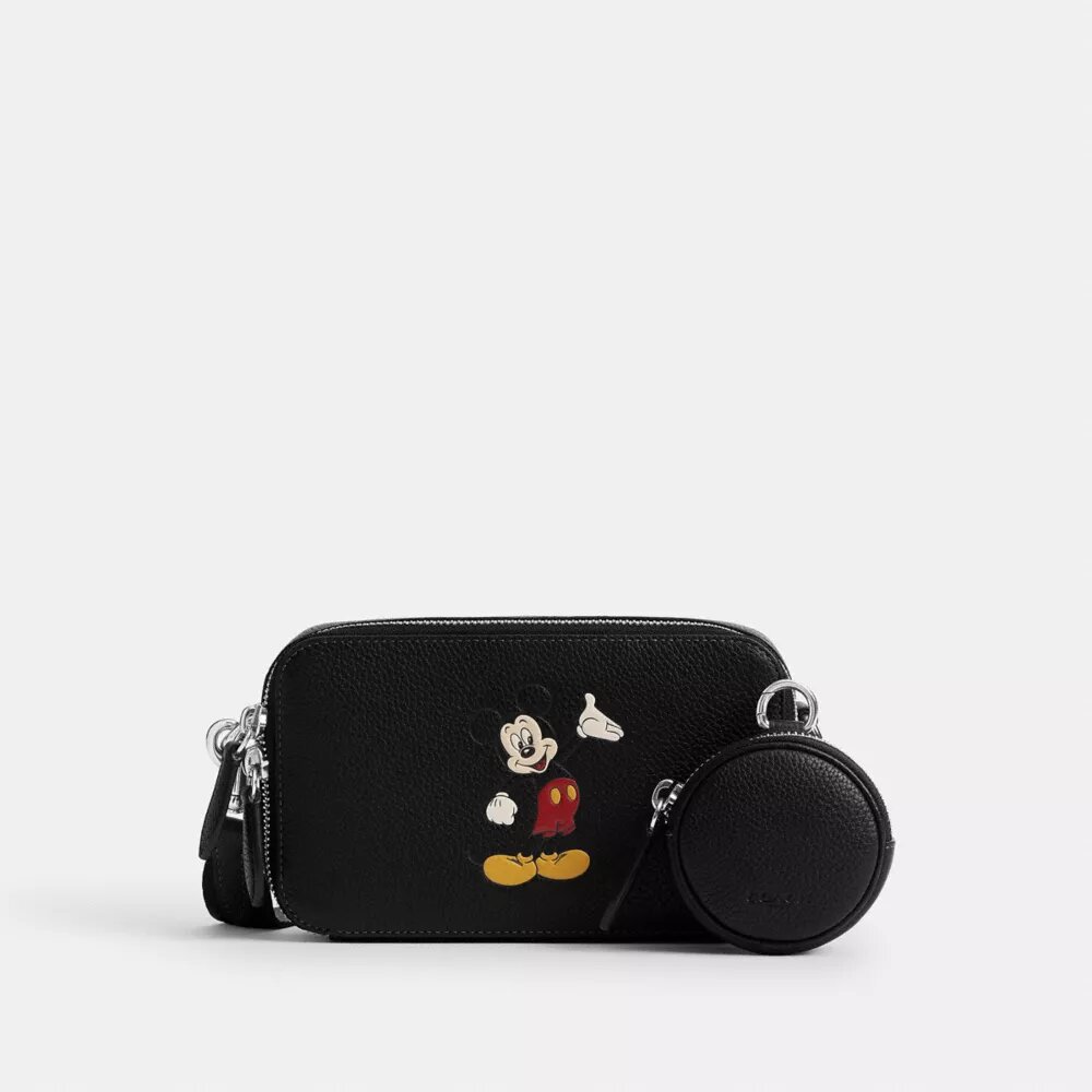Borsa a tracolla sottile Disney X Coach Charter con Topolino