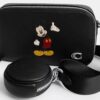 Borsa a tracolla sottile Disney X Coach Charter con Topolino