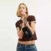Borsa a tracolla Tabby Chain 19 con trapuntatura