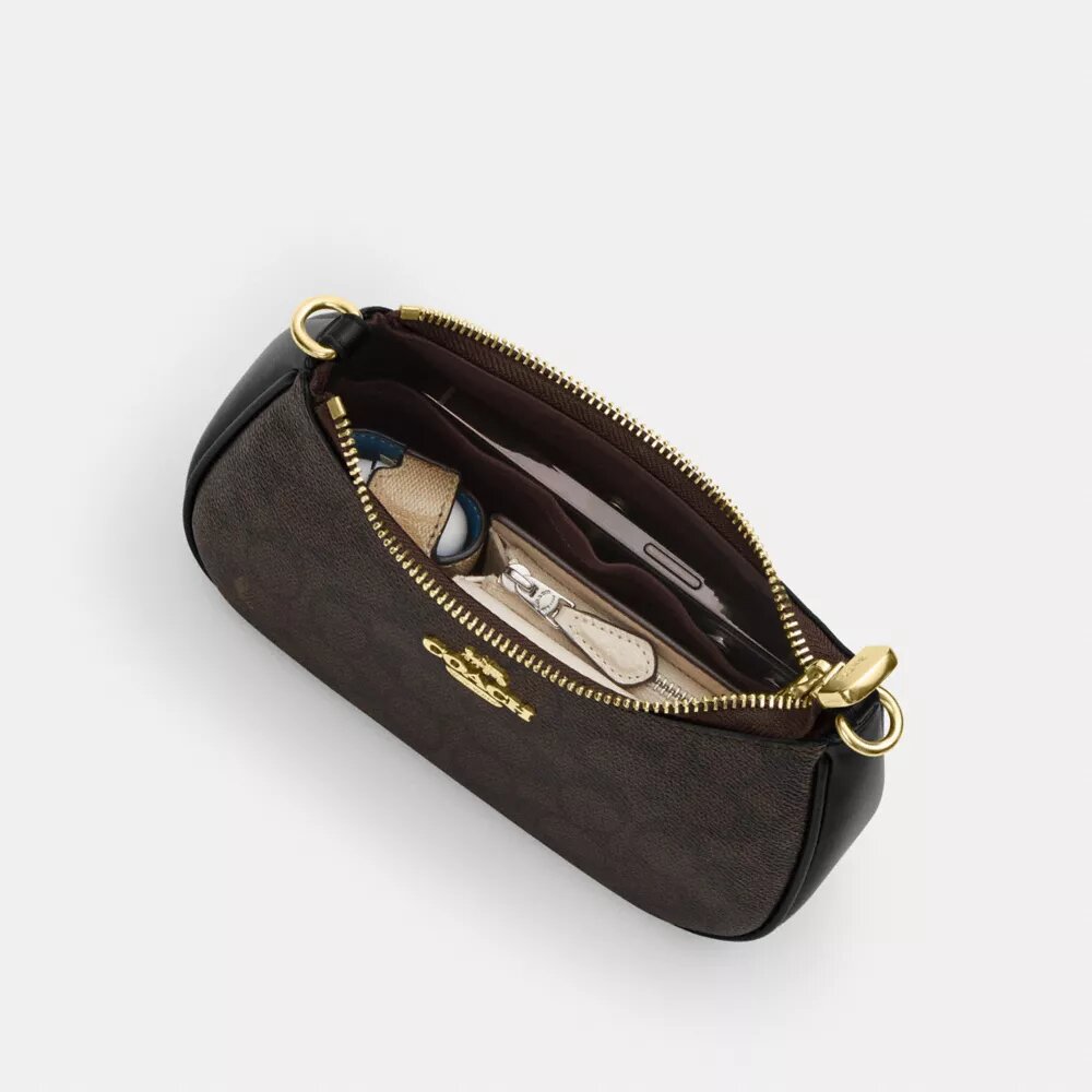 Borsa a tracolla Teri Mini con applicazione floreale