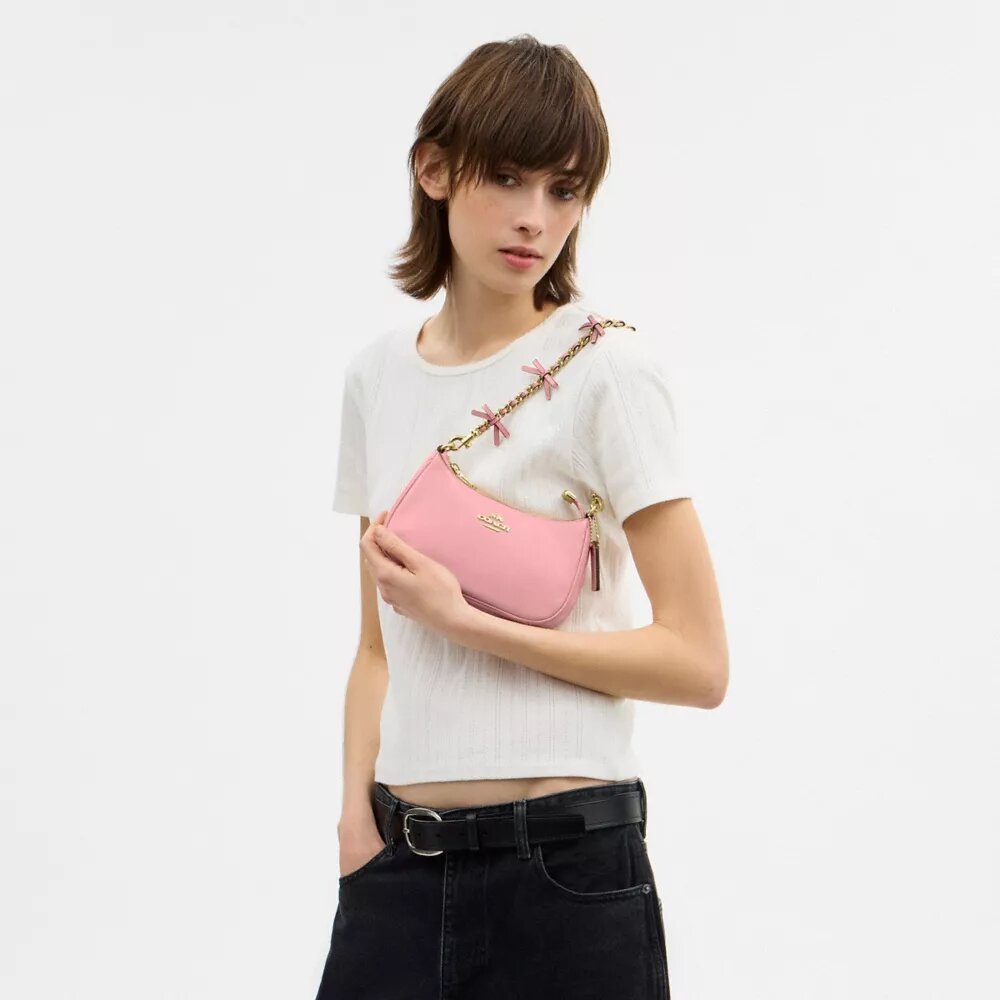 Borsa a tracolla Teri Mini con fiocchi