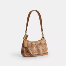 Borsa a tracolla Teri Mini con stampa a quadretti