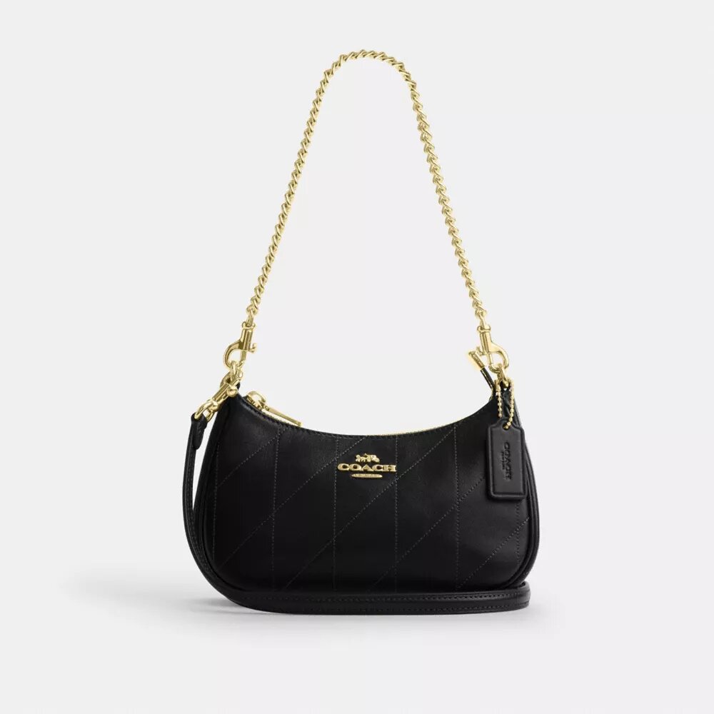 Borsa a tracolla Teri Mini con trapuntatura
