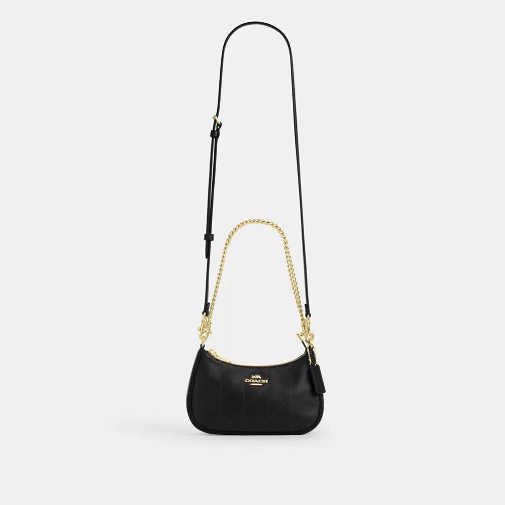 Borsa a tracolla Teri Mini con trapuntatura