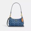 Borsa a tracolla Teri Mini in denim esclusivo