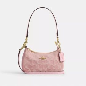 Borsa a tracolla Teri Mini in denim esclusivo